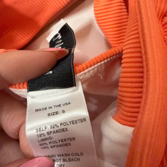 Pink Dessert Coral Puff Sleeve Swimsuit - Picture 7 of 7